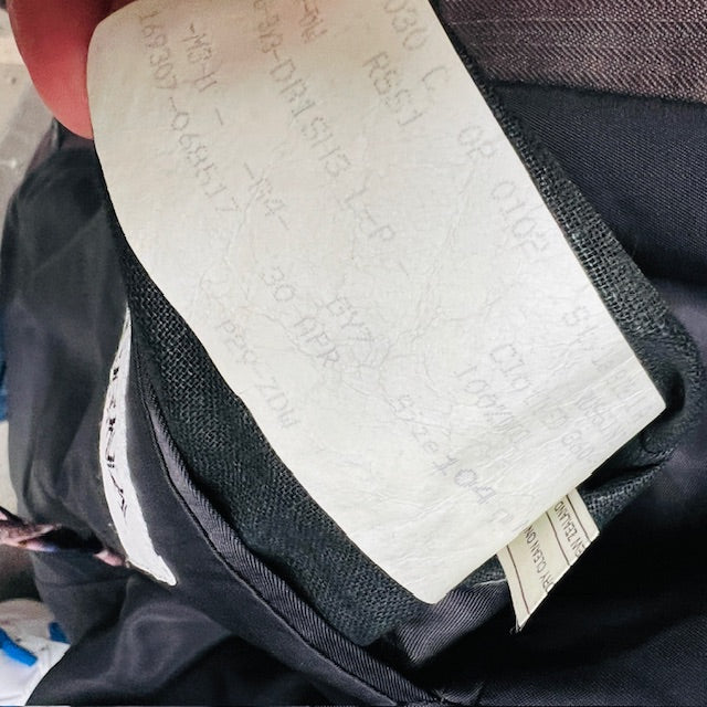 1980s vintage menswear / ESCENA MODA / doublebreasted wool blazer / L (3905753780563757455)