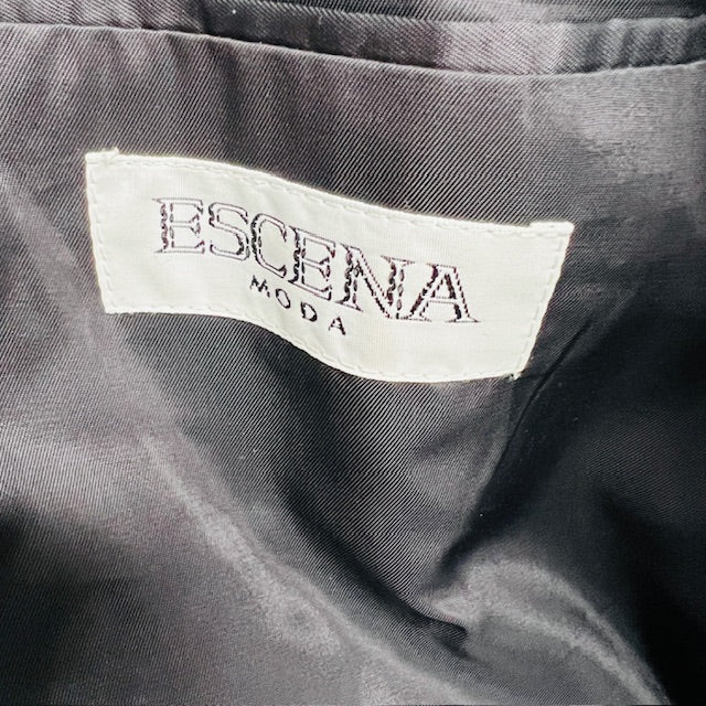 1980s vintage menswear / ESCENA MODA / doublebreasted wool blazer / L (3905753783437600306)