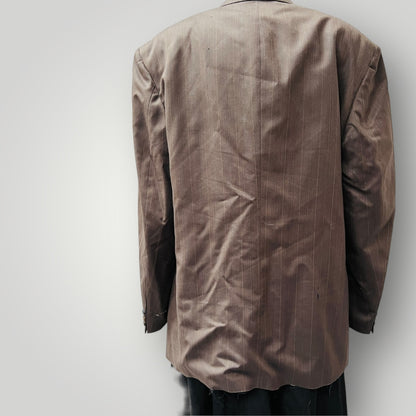 1980s vintage menswear / ESCENA MODA / doublebreasted wool blazer / L (3905753905543093207)