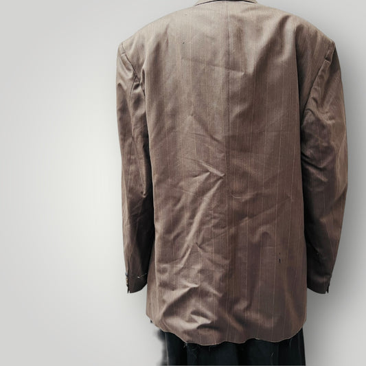 1980s vintage menswear / ESCENA MODA / doublebreasted wool blazer / L (3905753905543093207)