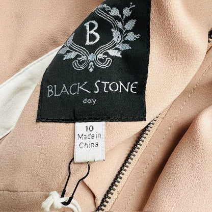 BLACKSTONE / peach bomber / 10 / designed in nz / new (3906272969532954805)
