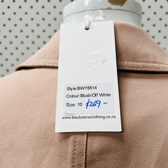 BLACKSTONE / peach bomber / 10 / designed in nz / new (3906272974032516024)