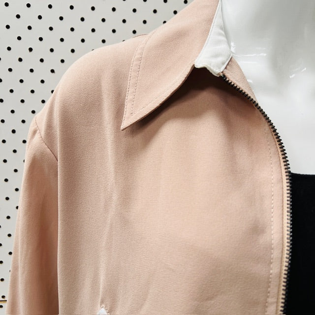 BLACKSTONE / peach bomber / 10 / designed in nz / new (3906272975966711562)