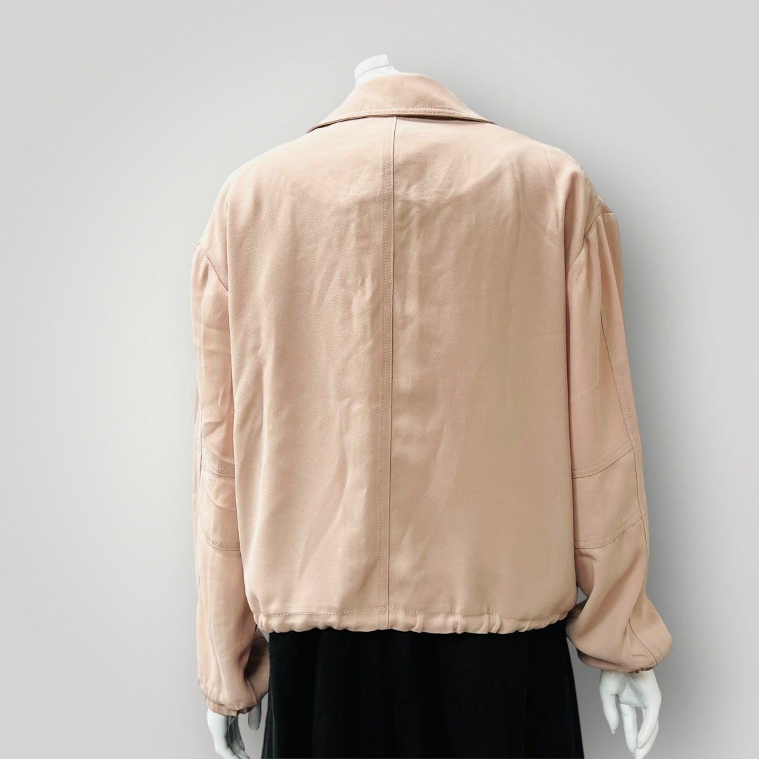 BLACKSTONE / peach bomber / 10 / designed in nz / new (3906273244447185045)
