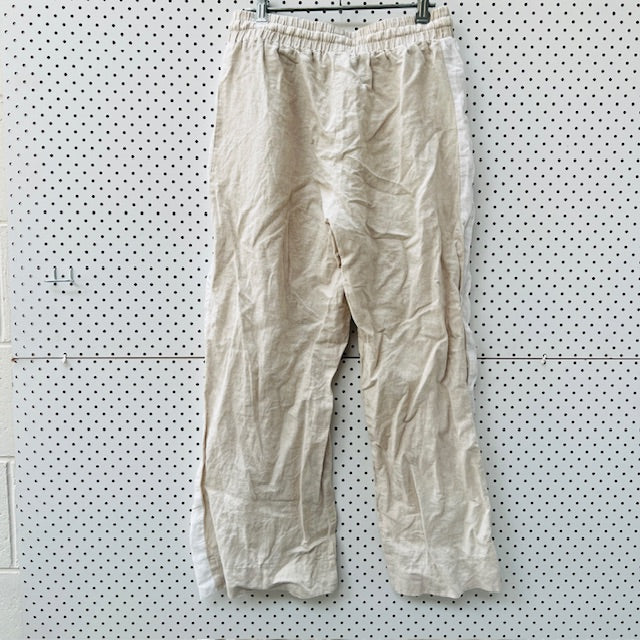 STELLA CLAIRE / linen pants / M / made in nz (3906373408567515028)