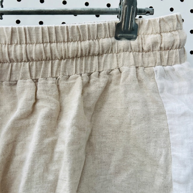 STELLA CLAIRE / linen pants / M / made in nz (3906373411653327813)
