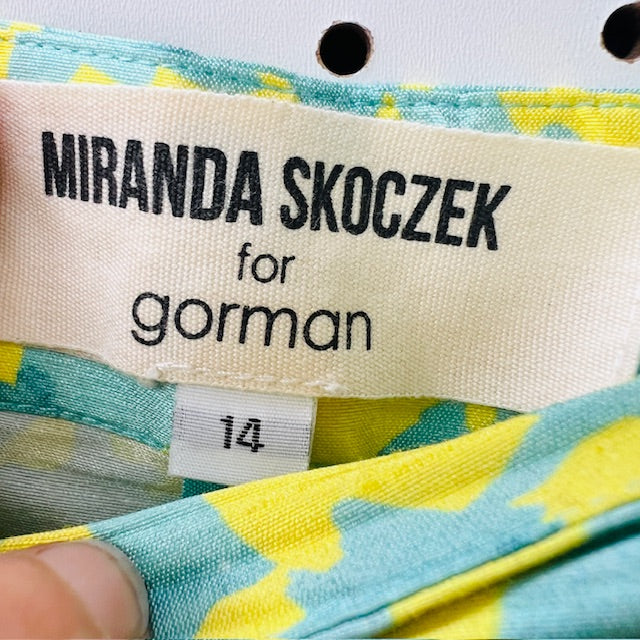 GORMAN x miranda skoczek / SILK / bright wide pants / 14 (3906373451714485759)
