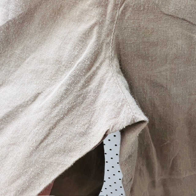 VIVID / 100% linen / barrel leg pants / m (3906373457932555979)