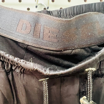 DIESEL / cute satin pants with embroidery / s (3906373517571516495)