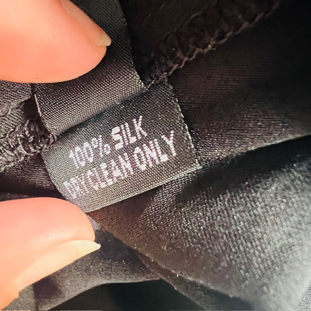 RORY WILLIAM DOCHERTY / silk pants / 14 / made in nz (3906373537432199805)