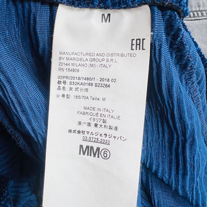 MM6 / MAISON MARGIELA / blue velvet pants / made in italy / s/m (3906373567471032715)