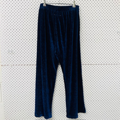 MM6 / MAISON MARGIELA / blue velvet pants / made in italy / s/m (3906373571471092979)