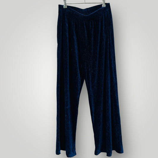 MM6 / MAISON MARGIELA / blue velvet pants / made in italy / s/m (3906373940224414208)