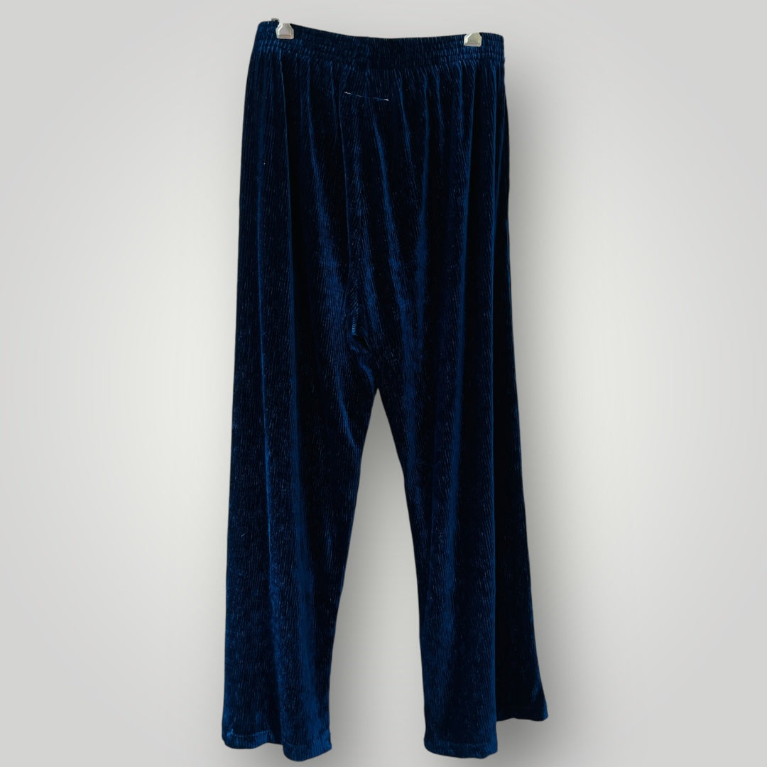 MM6 / MAISON MARGIELA / blue velvet pants / made in italy / s/m (3906373944544121205)