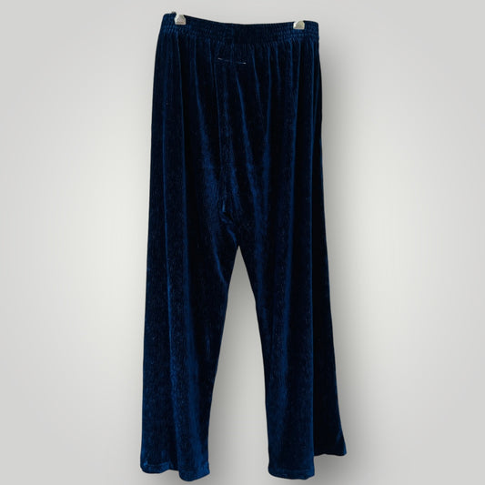 MM6 / MAISON MARGIELA / blue velvet pants / made in italy / s/m (3906373944544121205)
