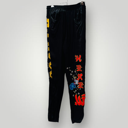 DIESEL / cute satin pants with embroidery / s (3906373959834663206)