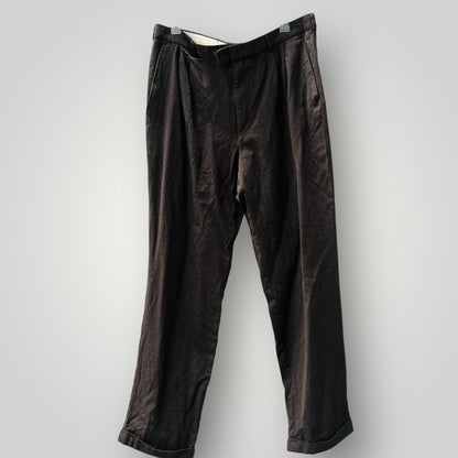 vintage / pleat front mens pants / wool / s/m (3906373971104100724)