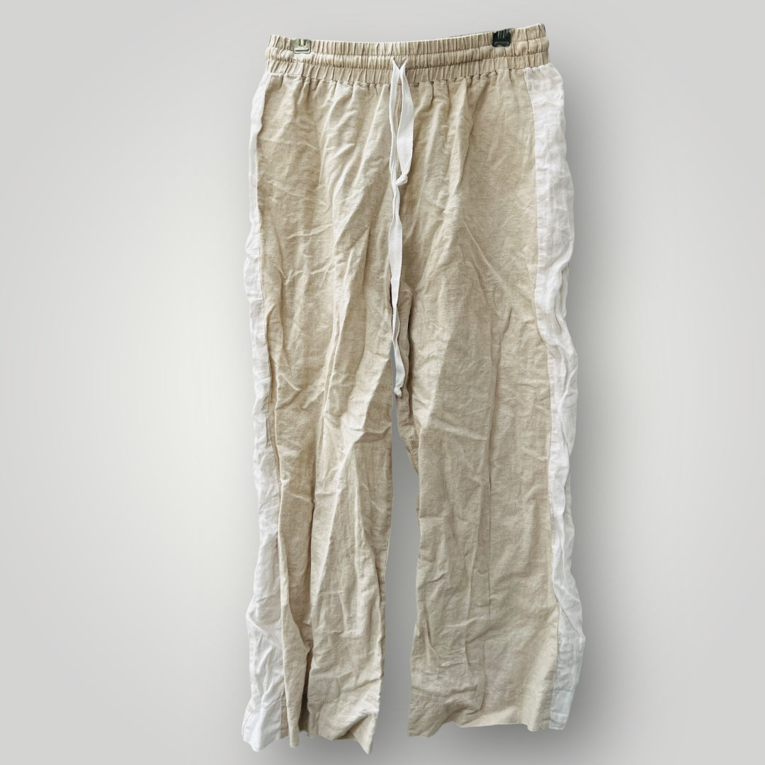 STELLA CLAIRE / linen pants / M / made in nz (3906373997827575931)