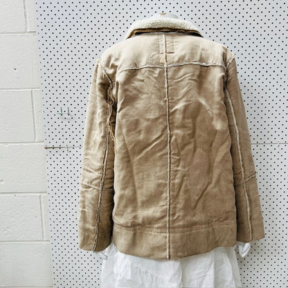 Y2k vintage / faux shearling jacket / M one 11 / 12 (3906717011519641225)