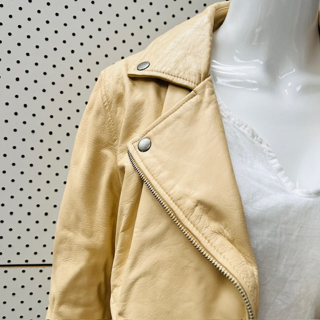 Muubaa / Indus Stone Leather Biker / $1000rrp (3906717051409122993)