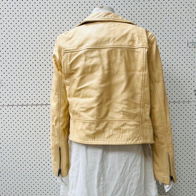 Muubaa / Indus Stone Leather Biker / $1000rrp (3906717058922871213)