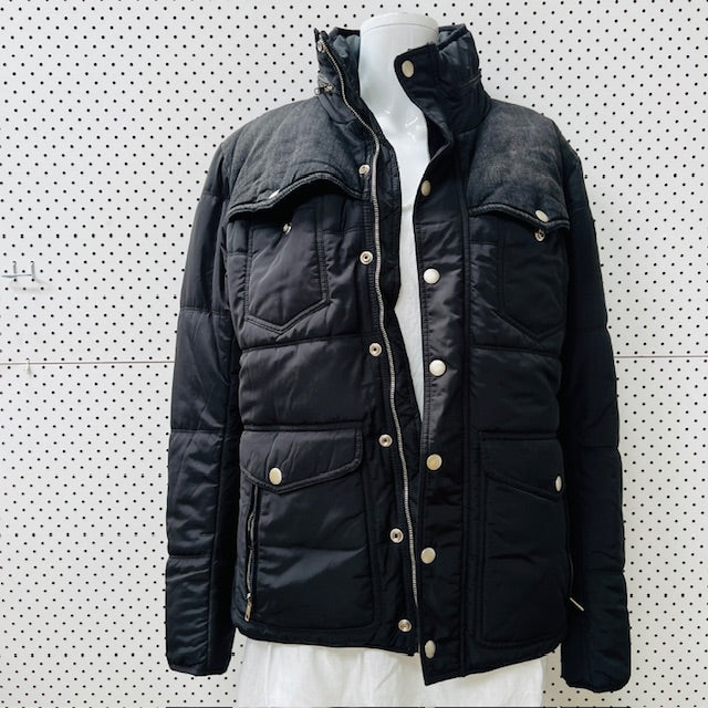 DIESEL / padded jacket with feature buttons and zips / XL (3906717061764370745)