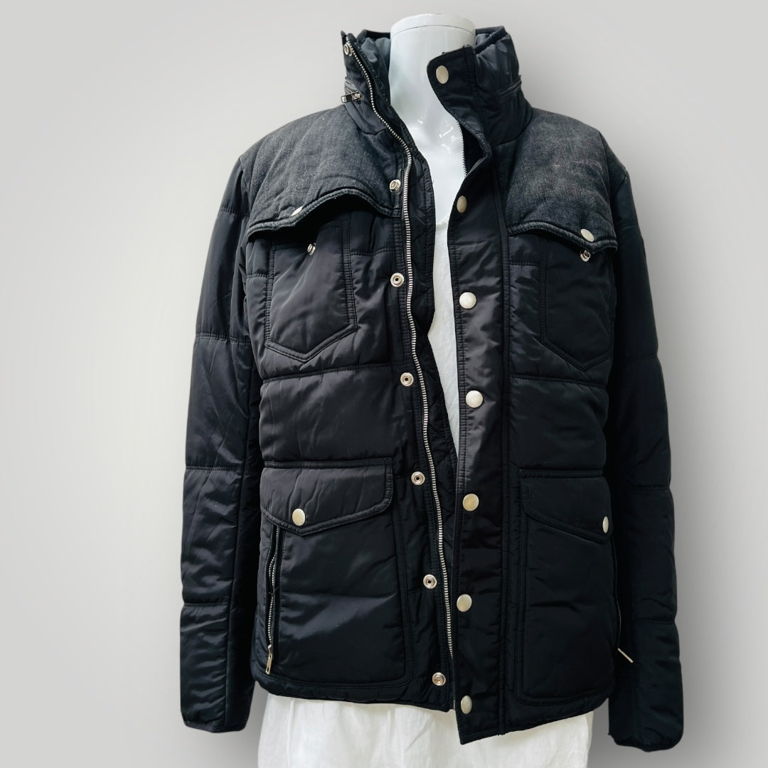 DIESEL / padded jacket with feature buttons and zips / XL (3906717266434217488)