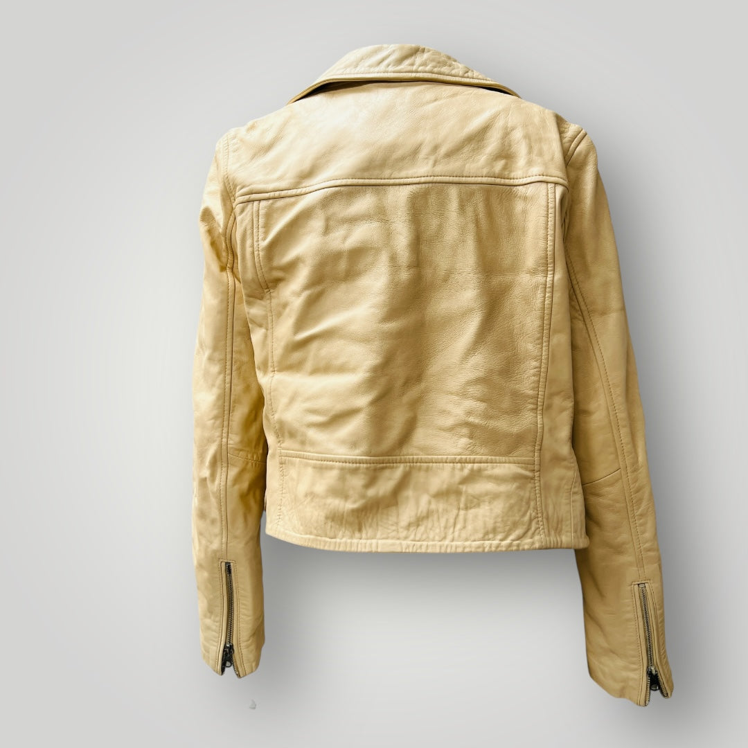 Muubaa / Indus Stone Leather Biker / $1000rrp (3906717267971952955)