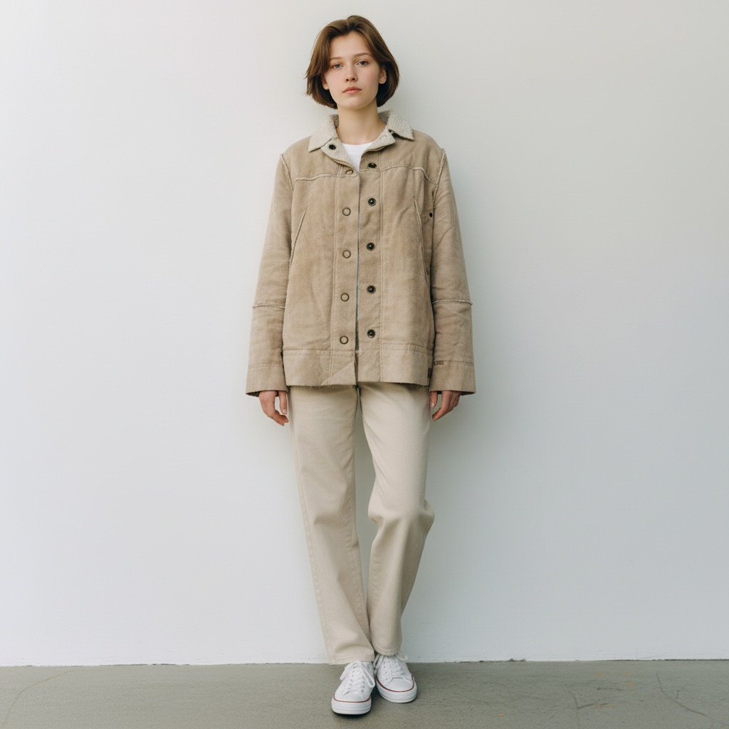 Y2k vintage / faux shearling jacket / M one 11 / 12 (3906790065833844355)