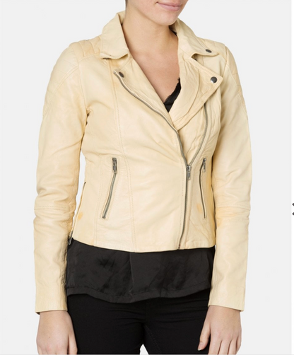 Muubaa / Indus Stone Leather Biker / $1000rrp (3906795577620876971)