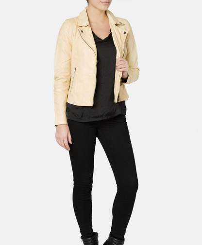 Muubaa / Indus Stone Leather Biker / $1000rrp (3906795579579609807)