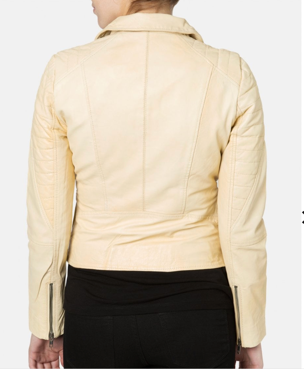 Muubaa / Indus Stone Leather Biker / $1000rrp (3906795617810116183)