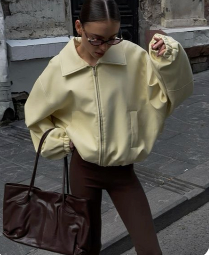 Muubaa / Indus Stone Leather Biker / $1000rrp (3906806948410565851)