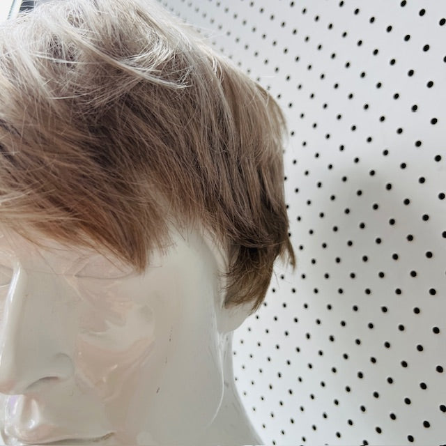 ash blonde / short hair wig (3906882812164441947)