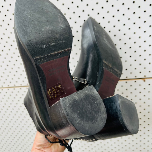 EMPORIO ITALIA / leather boots / made in italy / 40 (3906883032539124501)