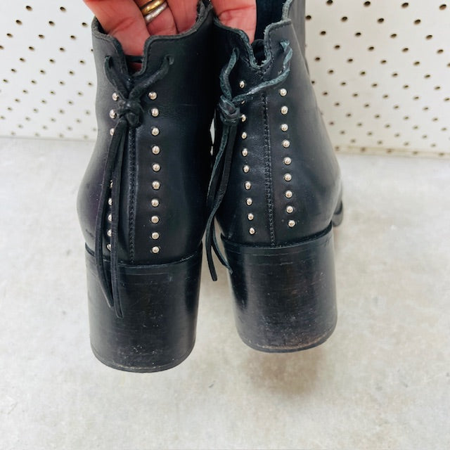 EMPORIO ITALIA / leather boots / made in italy / 40 (3906883039876987583)