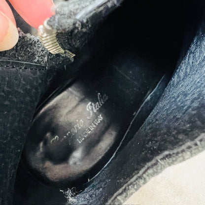 EMPORIO ITALIA / leather boots / made in italy / 40 (3906883045445092631)