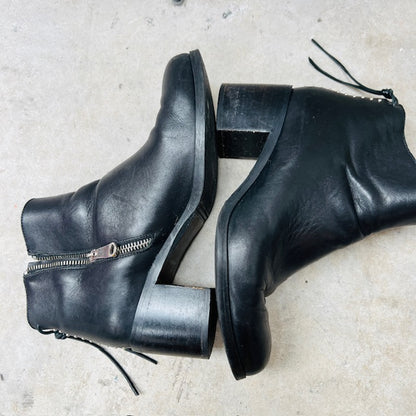 EMPORIO ITALIA / leather boots / made in italy / 40 (3906883048894693114)