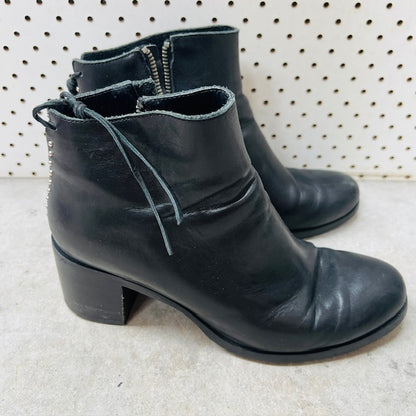 EMPORIO ITALIA / leather boots / made in italy / 40 (3906883058015897148)