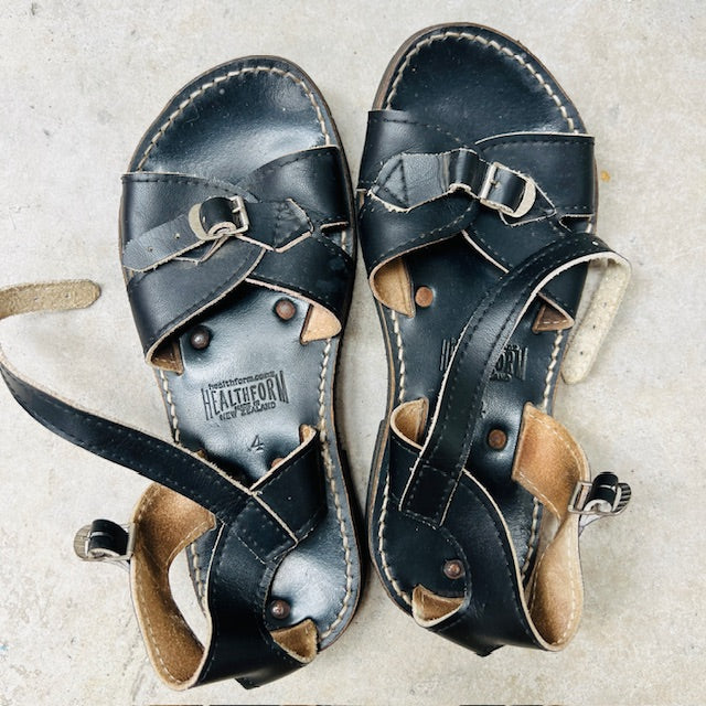 1980s nz vintage / HEALTHFORM / roman sandals / 4 / made in nz (3906883127833095160)