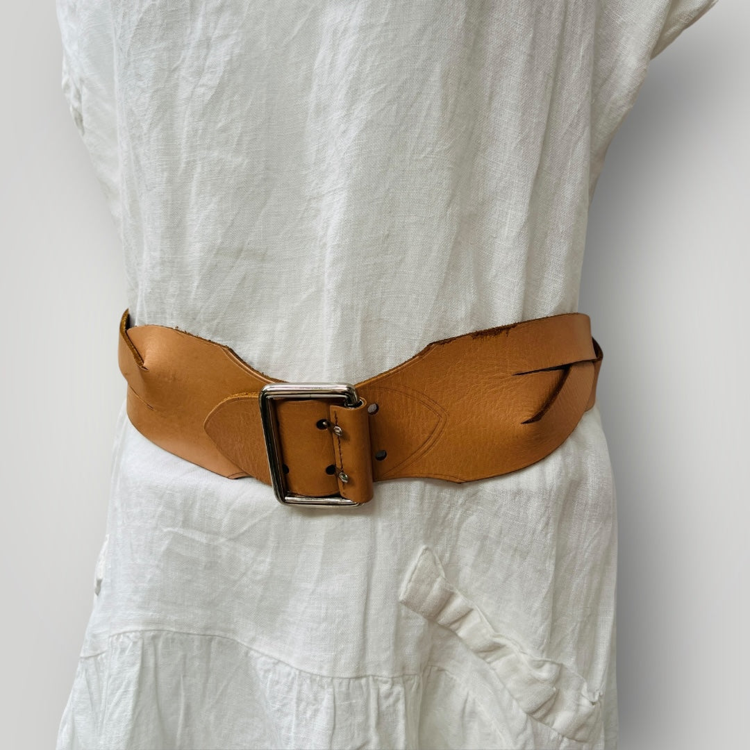 COUNTRY ROAD / braided leather belt / m (3906883672353057831)