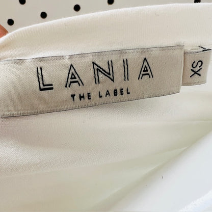 LANIA THE LABEL / white top with gorgeous details / s (3906984366201521575)