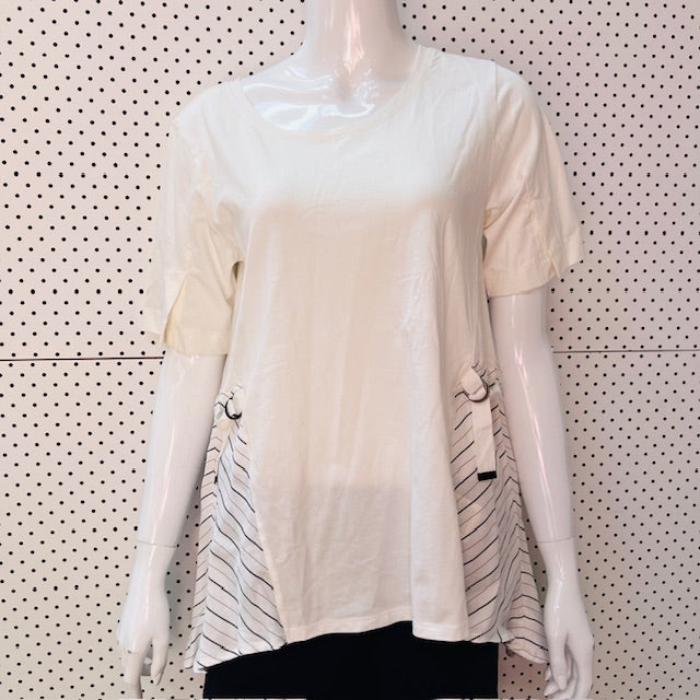 LANIA THE LABEL / white top with gorgeous details / s (3906984371172694608)