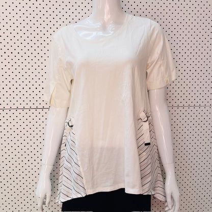 LANIA THE LABEL / white top with gorgeous details / s (3906984371172694608)
