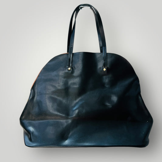 ZARA / leather tote (3906984537540017856)