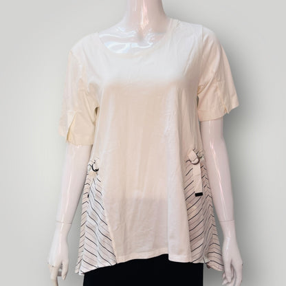 LANIA THE LABEL / white top with gorgeous details / s (3906984549259786633)
