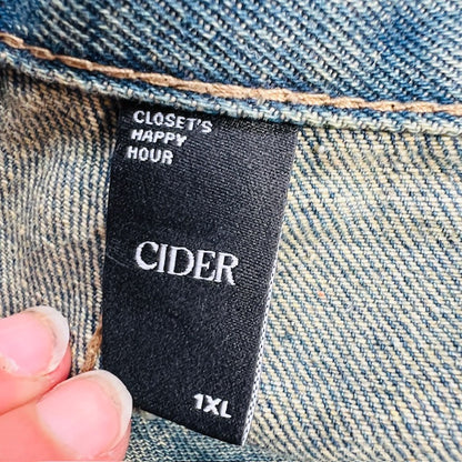 CIDER / wide legged baggy jeans / 1XL (3907128565688834159)