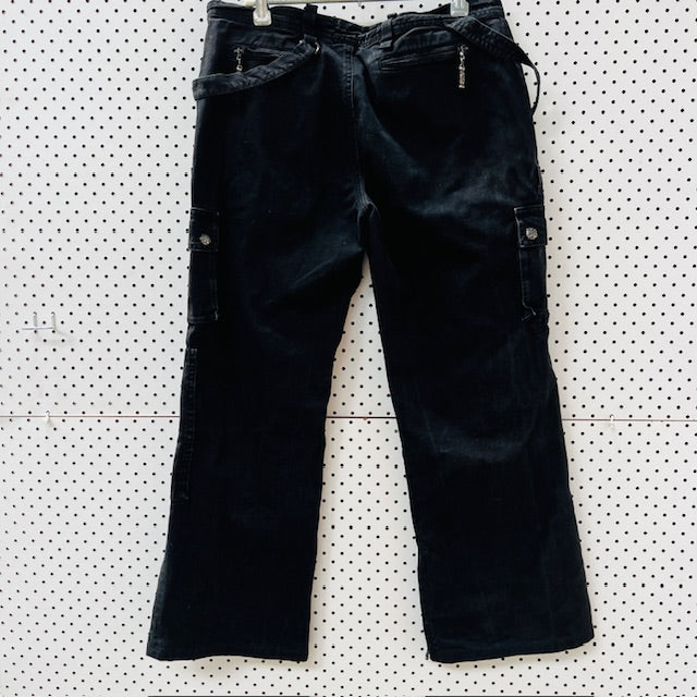 VERSACE / black jeans / 30 (3907128592356738951)