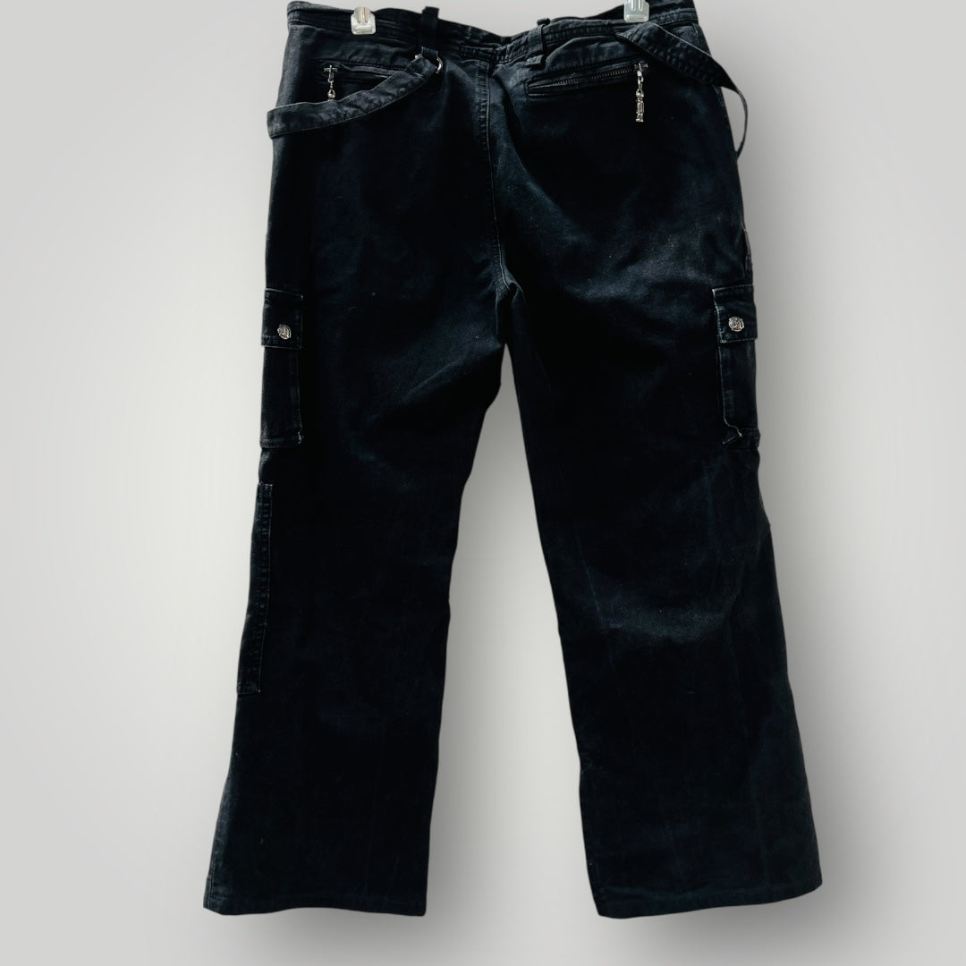 VERSACE / black jeans / 30 (3907128793762053873)