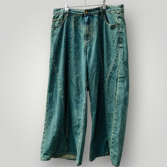 CIDER / wide legged baggy jeans / 1XL (3907128798919300276)